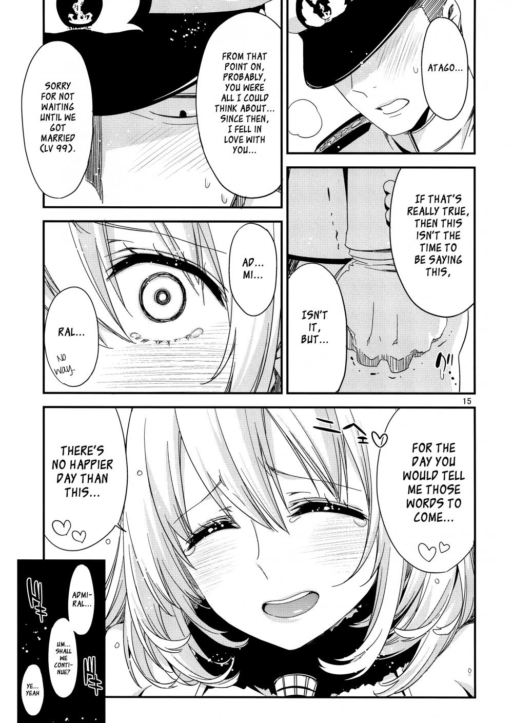 Hentai Manga Comic-Atago's Erotic Book-Read-14